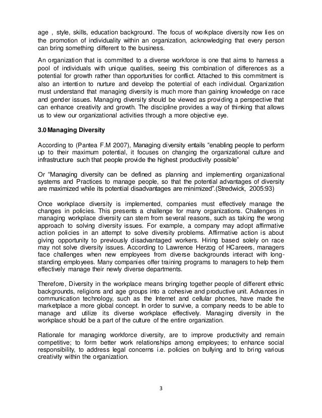 Реферат: Workforce Diversity Essay Research Paper IndtroductionWorkplace diversity